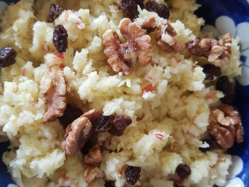 Cliquez pour zoomer ! Salade pommes, chou et noix Thermomix par elenajalan