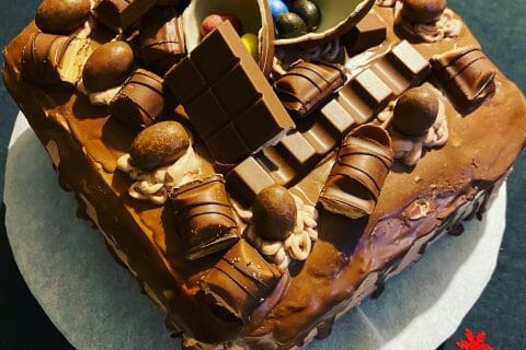 Cliquez pour zoomer ! Layer cake Kinder Bueno Thermomix par Angie92140