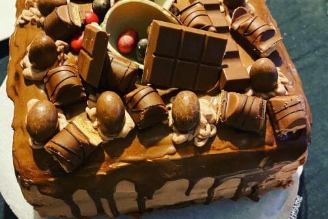 Cliquez pour zoomer ! Layer cake Kinder Bueno Thermomix par Angie92140