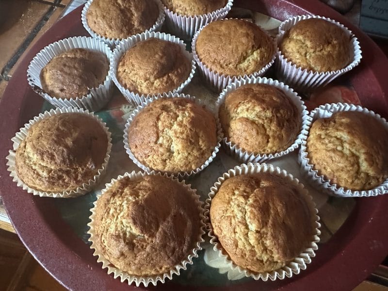 Cliquez pour zoomer ! Muffins à la banane Thermomix par Tante Airie
