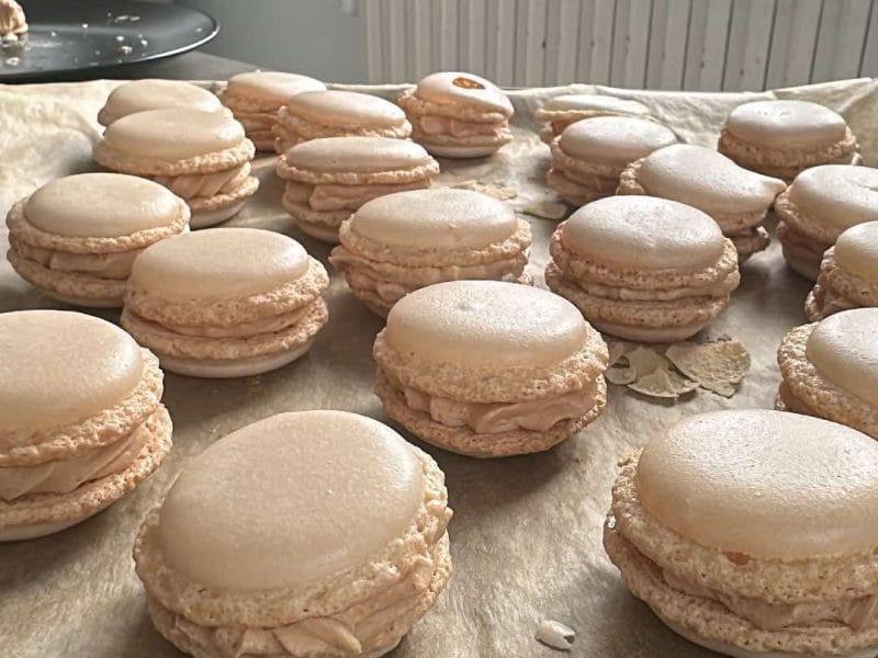 Cliquez pour zoomer ! Macarons salés au foie gras Thermomix par deborah_226