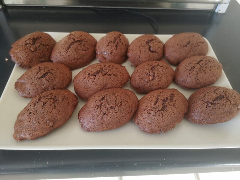 Cliquez pour zoomer ! Madeleines au chocolat Thermomix par Tyf22
