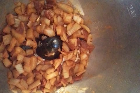 Cliquez pour zoomer ! Fondue de fenouil au chorizo Thermomix par frizounette