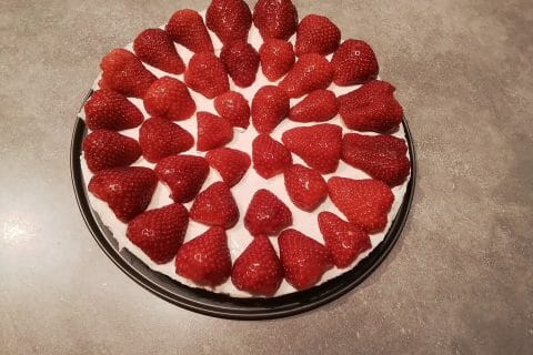 Cliquez pour zoomer ! Tarte aux fraises sans cuisson Thermomix par frizounette