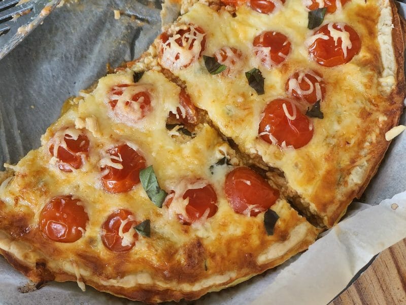 Cliquez pour zoomer ! Quiche poulet et tomates cerises Thermomix par nathalie_1086