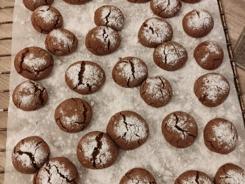 Cliquez pour zoomer ! Craquelés au chocolat Thermomix par nathalie_1086