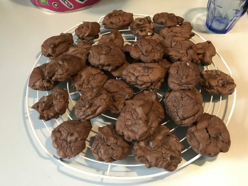 Cliquez pour zoomer ! Cookies brownies Thermomix par Manuegif