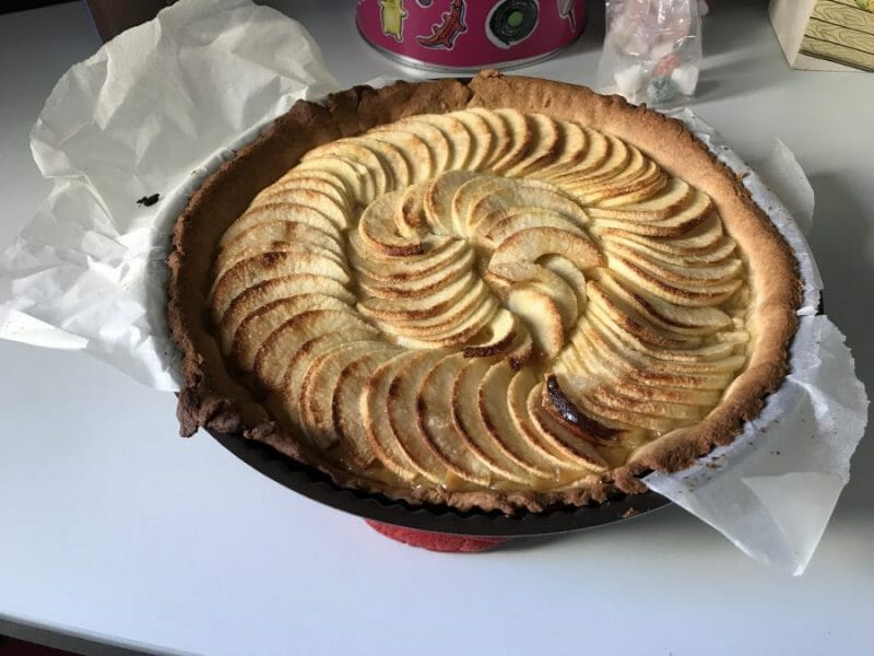 Cliquez pour zoomer ! Tarte aux pommes alsacienne Thermomix par Manuegif