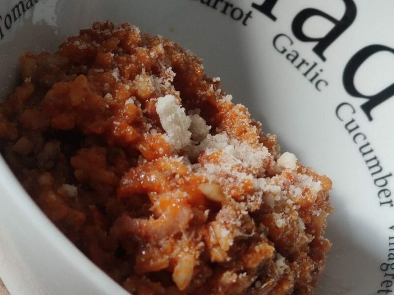 Cliquez pour zoomer ! Risotto à la bolognaise Thermomix par SarahPlic