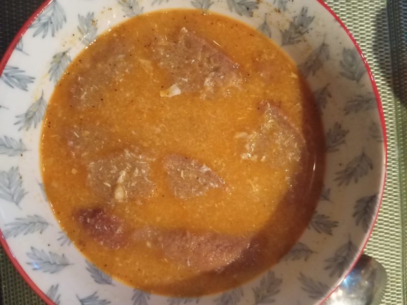 Cliquez pour zoomer ! Soupe à l’ail castillane Thermomix par penelope_14