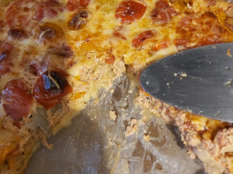 Cliquez pour zoomer ! Tarte au thon, tomate et moutarde Thermomix par skylanterne