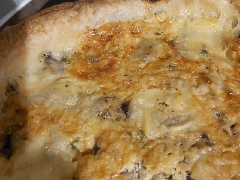 Cliquez pour zoomer ! Tarte au poulet et champignons Thermomix par skylanterne