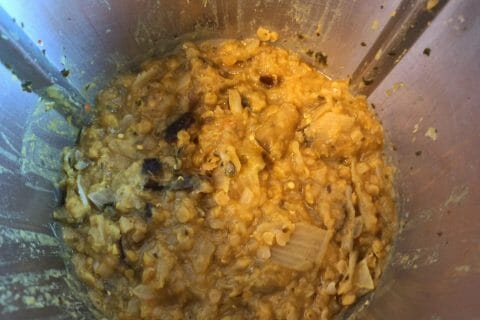 Cliquez pour zoomer ! Dhal d’aubergine et de lentilles corail Thermomix par Sln1