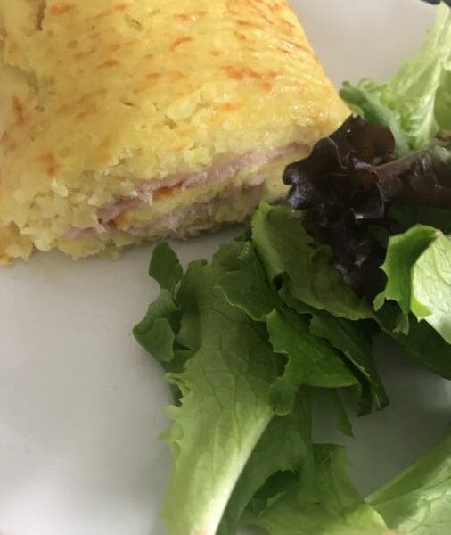 Cliquez pour zoomer ! Roulé de pommes de terre, jambon et reblochon Thermomix par Ludimart