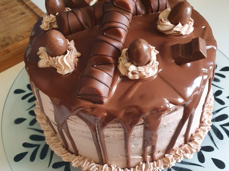 Cliquez pour zoomer ! Layer cake Kinder Bueno Thermomix par Aureliemont