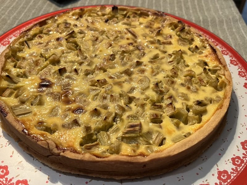 Cliquez pour zoomer ! Tarte à la rhubarbe Thermomix par ludivine_08