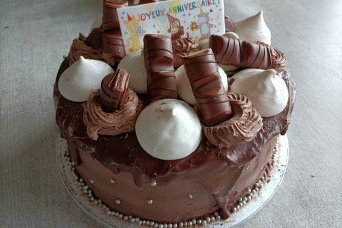 Cliquez pour zoomer ! Layer cake Kinder Bueno Thermomix par missgaga