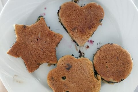 Cliquez pour zoomer ! Pancakes healthy flocons d’avoine et banane Thermomix par sabmadoom