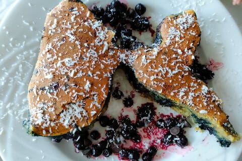 Cliquez pour zoomer ! Pancakes healthy flocons d’avoine et banane Thermomix par sabmadoom