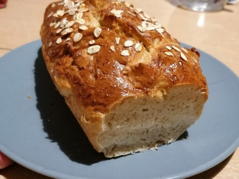 Cliquez pour zoomer ! Pain aux flocons d’avoine et au miel Thermomix par Farah2331