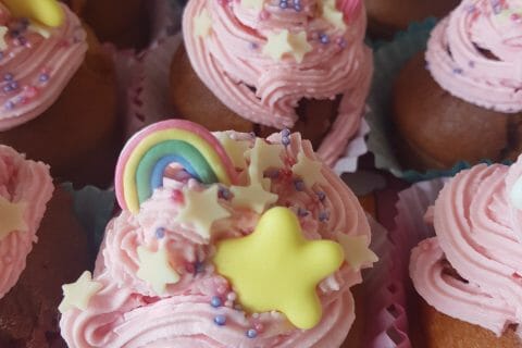 Cliquez pour zoomer ! Cupcakes à la framboise Thermomix par Caroline1508