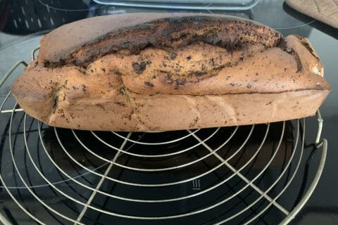 Cliquez pour zoomer ! Cake banane et pépites de chocolat Thermomix par evaa_5