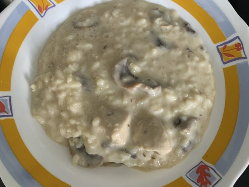 Cliquez pour zoomer ! Risotto poulet et champignons Thermomix par evaa_5