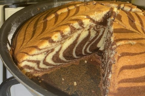 Cliquez pour zoomer ! Gâteau zébré Thermomix par mailys_34