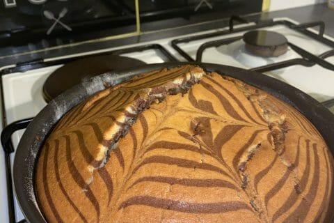Cliquez pour zoomer ! Gâteau zébré Thermomix par mailys_34