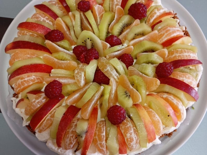 Cliquez pour zoomer ! Tarte aux fraises sans cuisson Thermomix par carole_407