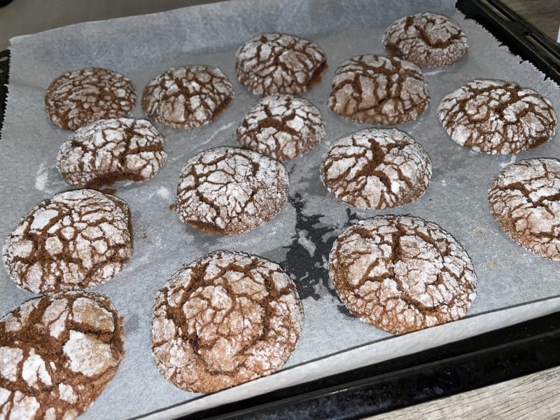 Cliquez pour zoomer ! Craquelés au chocolat Thermomix par sarah59460