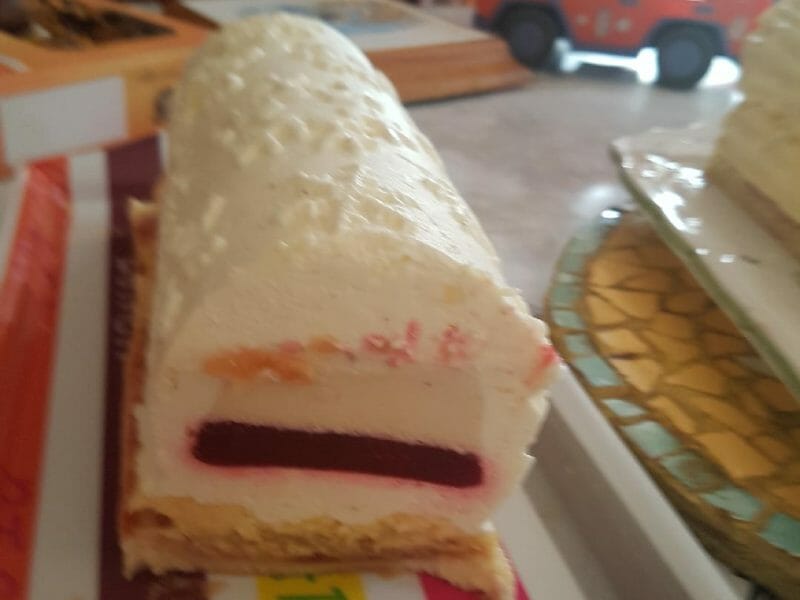 Cliquez pour zoomer ! Bûche citron et framboises Thermomix par Vv84120