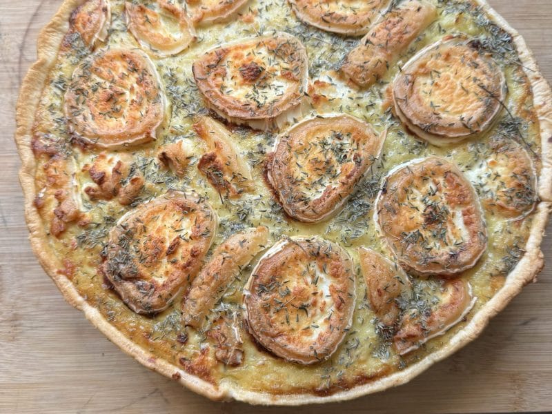 Cliquez pour zoomer ! Quiche oignons, chèvre et miel Thermomix par francis_34660