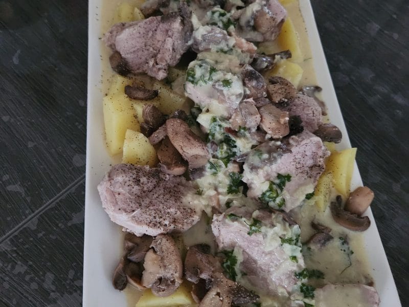 Cliquez pour zoomer ! Filet mignon à la moutarde Thermomix par severine_490