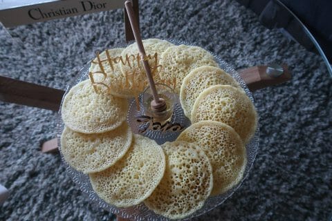 Cliquez pour zoomer ! Baghrir – Crêpes mille trous au Thermomix