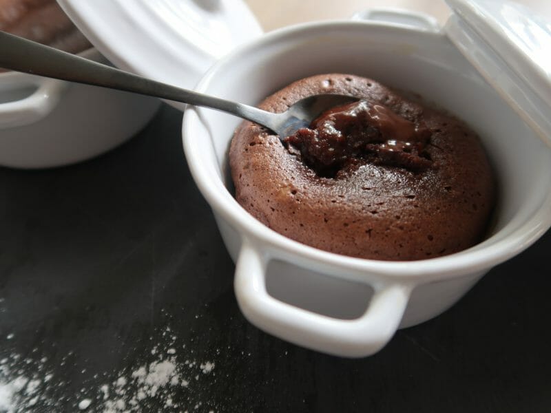 Cliquez pour zoomer ! Moelleux au chocolat cœur fondant Thermomix par Gourmande forever