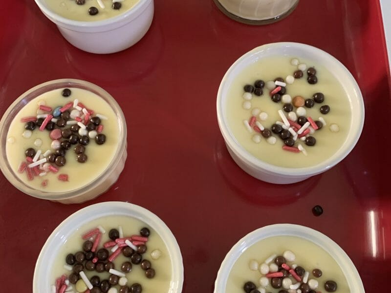 Cliquez pour zoomer ! Crème dessert au chocolat blanc Thermomix par cathy_253