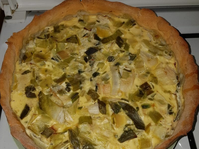 Cliquez pour zoomer ! Gâteau poireaux, lardons et fromage Thermomix par rissa