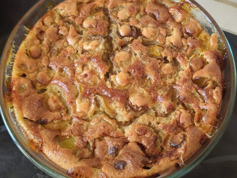 Cliquez pour zoomer ! Clafoutis aux mirabelles Thermomix par Dianou13