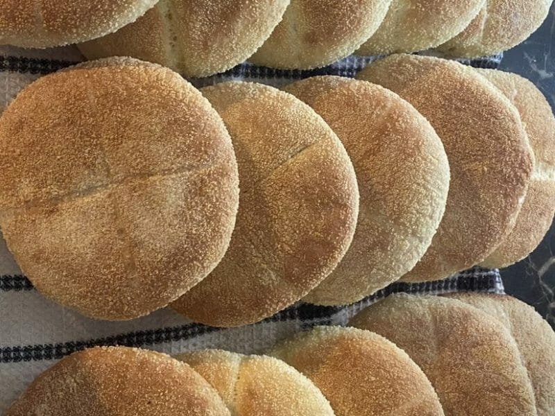 Cliquez pour zoomer ! Pains à la semoule au four Thermomix par rajaa001