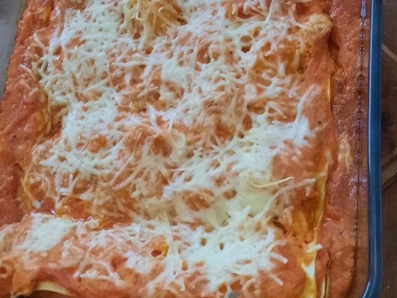 Cliquez pour zoomer ! Lasagnes au poulet et poivrons Thermomix par jess90000