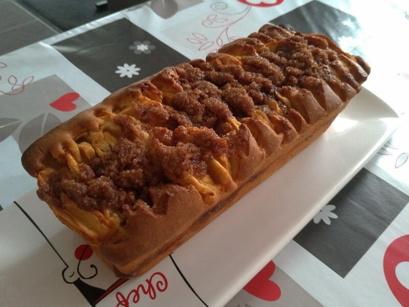 Cliquez pour zoomer ! Cake aux pommes à l’ancienne Thermomix par Capsule