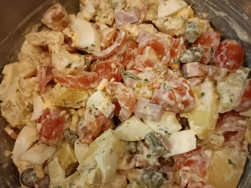Cliquez pour zoomer ! Salade piémontaise Thermomix par lilybellule86