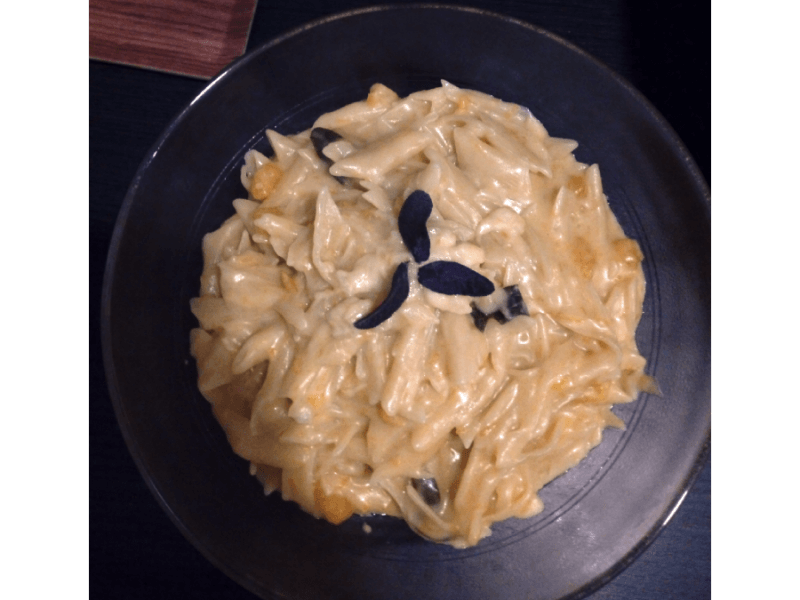 Cliquez pour zoomer ! Fusilli à la crème de potimarron et gorgonzola Thermomix par TinyLucie