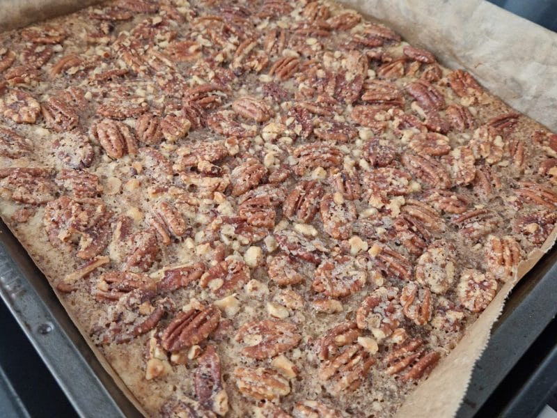 Cliquez pour zoomer ! Carrés pécan et sirop d’érable Thermomix par ameliepapila