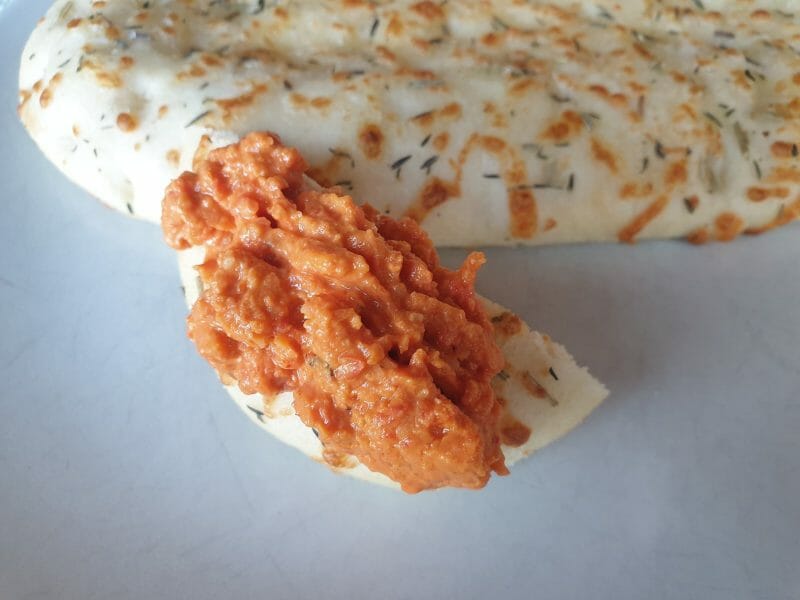 Cliquez pour zoomer ! Houmous aux poivrons rouges Thermomix par adye