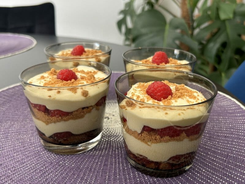 Cliquez pour zoomer ! Tiramisu aux framboises et spéculoos Thermomix par opheline_2