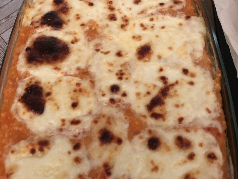 Cliquez pour zoomer ! Gratin de riz façon pizza Thermomix par 94nanou91