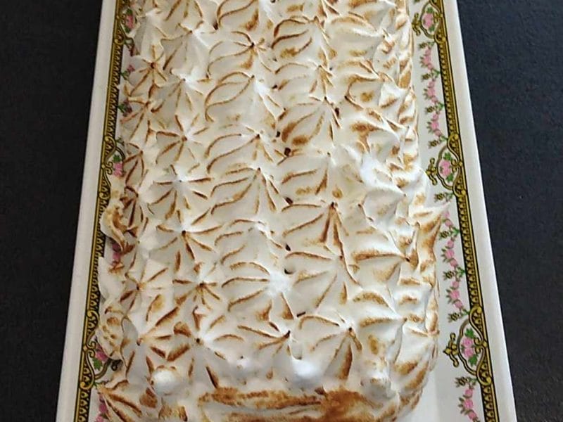 Cliquez pour zoomer ! Bûche au citron meringuée Thermomix par anahita_haty