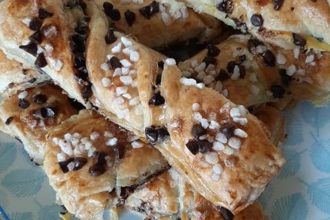 Cliquez pour zoomer ! Torsades crème pâtissière et pépites de chocolat Thermomix par nessie81